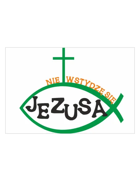 Magnesy na lodówkę - NIE WSTYDZĘ SIĘ JEZUSA - drukarnia, hurtownia, producent magnesów na lodówkę - druktur.com