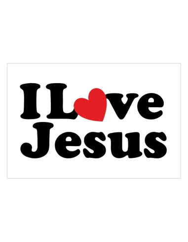 Magnesy na lodówkę - I LOVE JESUS - drukarnia, hurtownia, producent magnesów na lodówkę - druktur.com