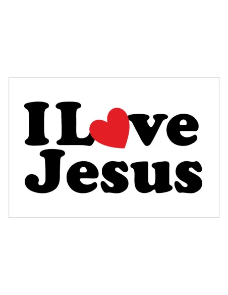 Magnesy na lodówkę - I LOVE JESUS - drukarnia, hurtownia, producent magnesów na lodówkę - druktur.com