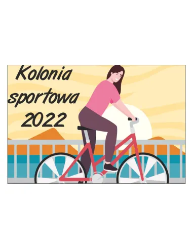 Magnesy na lodówkę - KOLONIA SPORTOWA 2022 - drukarnia, hurtownia, producent magnesów na lodówkę - druktur.com