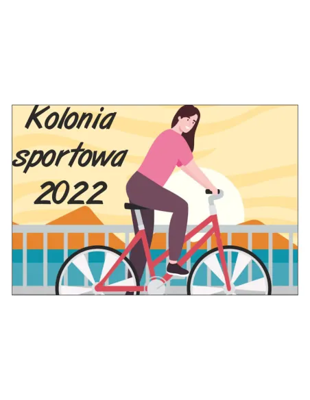 Magnesy na lodówkę - KOLONIA SPORTOWA 2022 - drukarnia, hurtownia, producent magnesów na lodówkę - druktur.com