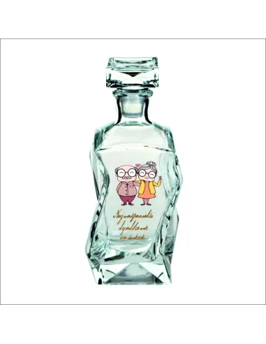 Elegancka karafka prezent na Dzień Babci i Dziadka