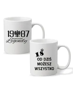 Kubek z nadrukiem PREZENT ROK NARODZINY LEGENDY