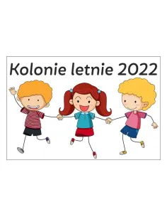 Magnesy na lodówkę - KOLONIE LETNIE 2022 - drukarnia, hurtownia, producent magnesów na lodówkę - druktur.com