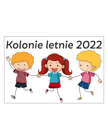 Magnesy na lodówkę - KOLONIE LETNIE 2022 - drukarnia, hurtownia, producent magnesów na lodówkę - druktur.com