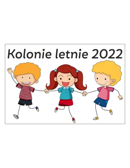 Magnesy na lodówkę - KOLONIE LETNIE 2022 - drukarnia, hurtownia, producent magnesów na lodówkę - druktur.com