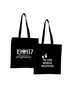 Eko Torba z nadrukiem ROK NARODZINY LEGENDY