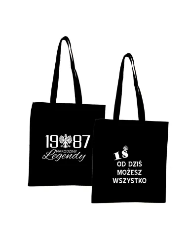 Eko Torba z nadrukiem ROK NARODZINY LEGENDY