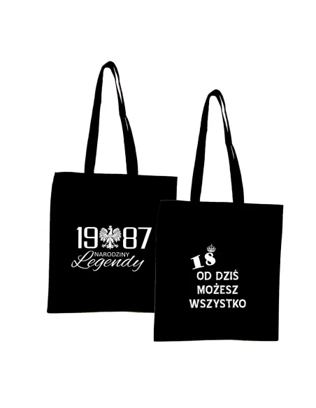 Eko Torba z nadrukiem ROK NARODZINY LEGENDY