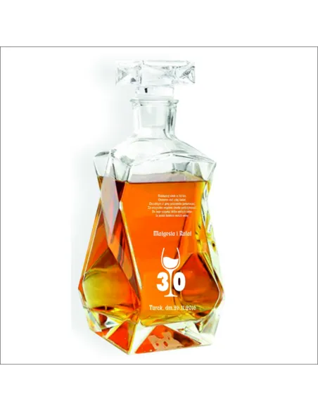 KARAFKA z grawerem PREZENT na URODZINY 18 30 40 50