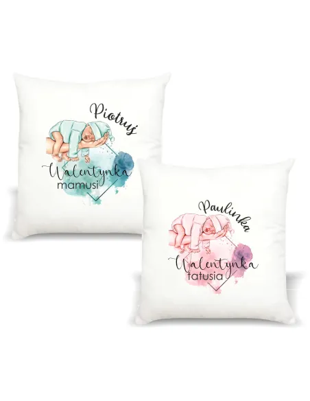 Poduszka z imieniem PREZENT WALENTYNKA MAMUSI