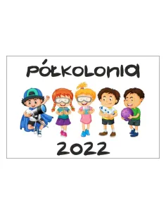 Magnesy na lodówkę - PÓŁKOLONIA 2022 - drukarnia, hurtownia, producent magnesów na lodówkę - druktur.com