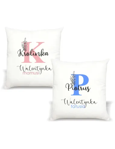 Poduszka z imieniem LITERA WALENTYNKA MAMUSI