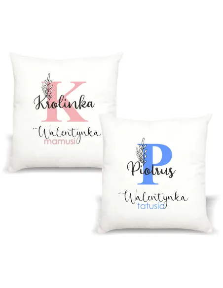 Poduszka z imieniem LITERA WALENTYNKA MAMUSI