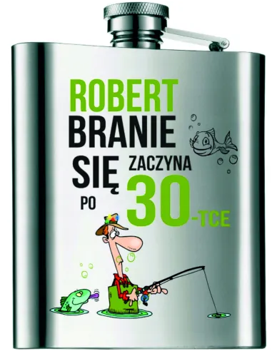 PREZENT na urodziny 18 30 40 50 Piersiówka 210ml