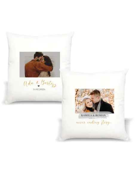 Poduszka z nadrukiem PREZENT na WALENTYNKI