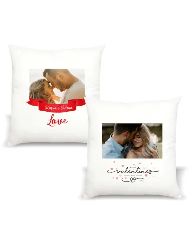 FOTO Poduszka z imieniem PREZENT WALENTYNKI LOVE