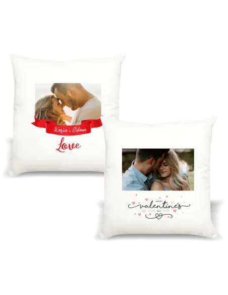 FOTO Poduszka z imieniem PREZENT WALENTYNKI LOVE