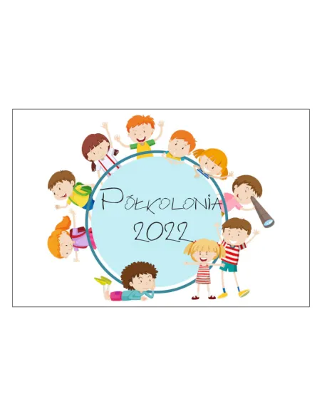 Magnesy na lodówkę - PÓŁKOLONIA 2022 - drukarnia, hurtownia, producent magnesów na lodówkę - druktur.com