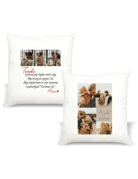 Poduszka z imieniem PREZENT DLA CIEBIE WARTO ŻYĆ