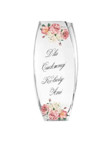 Wazon z nadrukiem prezent dla kobiety żony dziewczyny mamy