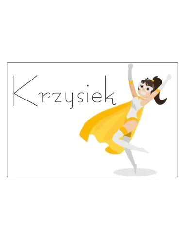 Magnesy na lodówkę - KRZYSIEK - drukarnia, hurtownia, producent magnesów na lodówkę - druktur.com