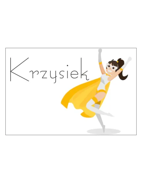 Magnesy na lodówkę - KRZYSIEK - drukarnia, hurtownia, producent magnesów na lodówkę - druktur.com
