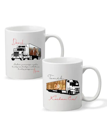 FOTO Kubek z imieniem PREZENT dla kierowcy TIRA autobusu