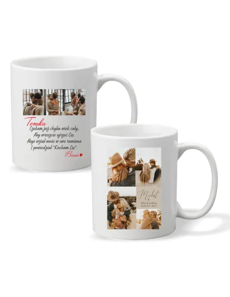 FOTO Kubek z imieniem PREZENT DLA CIEBIE WARTO ŻYĆ