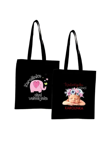 Eko Torba z imieniem PREZENT CIOCI WALENTYNKA