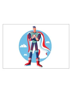 Magnesy na lodówkę - SUPER BOHATER - drukarnia, hurtownia, producent magnesów na lodówkę - druktur.com