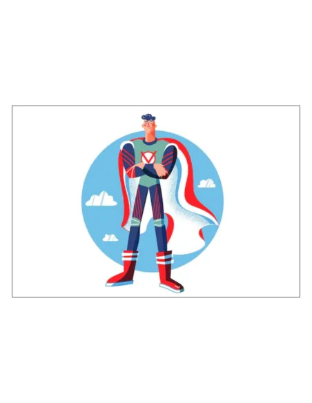 Magnesy na lodówkę - SUPER BOHATER - drukarnia, hurtownia, producent magnesów na lodówkę - druktur.com