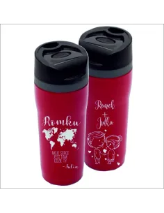 Kubek termiczny GRAWER prezent na WALENTYNKI kolor