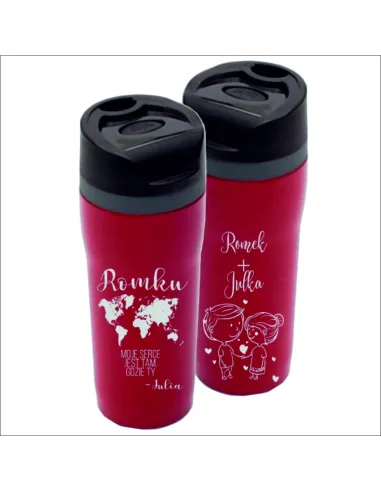 Kubek termiczny GRAWER prezent na WALENTYNKI kolor