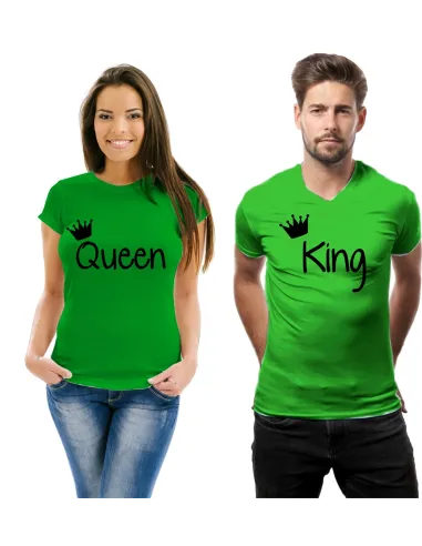 Koszulka z nadrukiem zestaw dla par Queen King