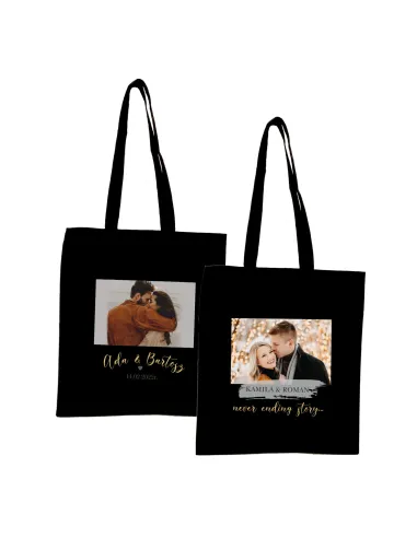 Eko Torba z nadrukiem PREZENT na WALENTYNKI