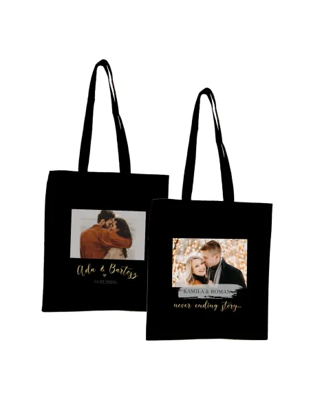 Eko Torba z nadrukiem PREZENT na WALENTYNKI