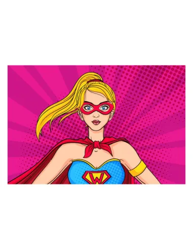 Magnesy na lodówkę - SUPER BOHATERKA - drukarnia, hurtownia, producent magnesów na lodówkę - druktur.com