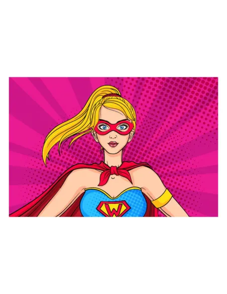 Magnesy na lodówkę - SUPER BOHATERKA - drukarnia, hurtownia, producent magnesów na lodówkę - druktur.com