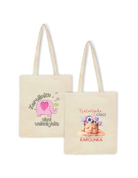 Eko Torba z imieniem PREZENT dla CIOCI WALENTYNKI