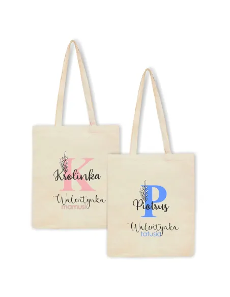 Eko Torba z imieniem WALENTYNKA MAMUSI LITERA