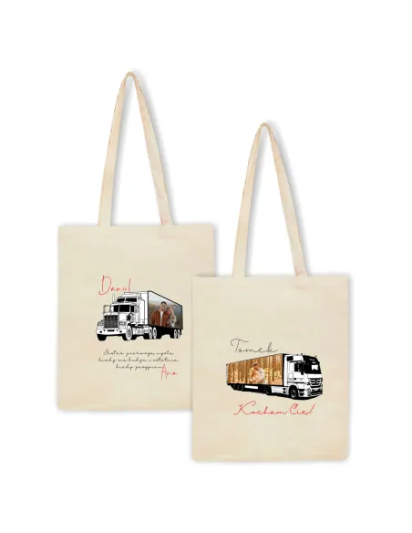 Eko Torba z nadrukiem zdjęciem dla CHŁOPAKA MĘŻA