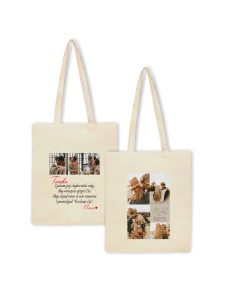 Eko Torba z nadrukiem DLA CIEBIE WARTO ŻYĆ