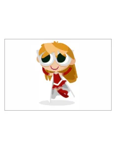 Magnesy na lodówkę - SUPER BOHATERKA - drukarnia, hurtownia, producent magnesów na lodówkę - druktur.com