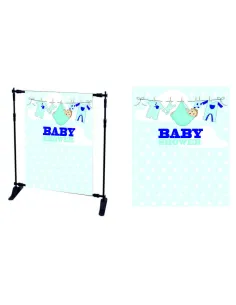 Tło fotograficzne ścianka do zdjęć BABY SHOWER