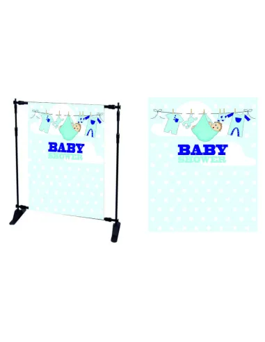 Tło fotograficzne ścianka do zdjęć BABY SHOWER