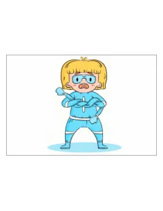 Magnesy na lodówkę - SUPER BOHATERKA - drukarnia, hurtownia, producent magnesów na lodówkę - druktur.com