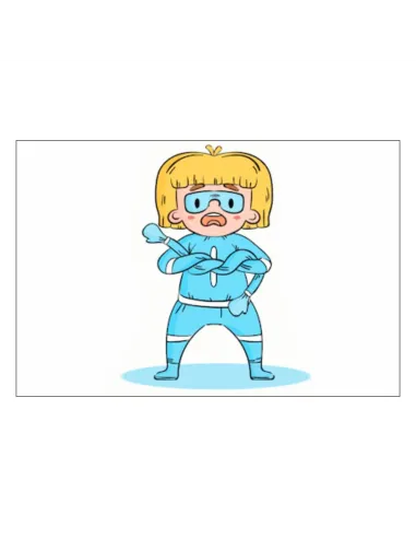 Magnesy na lodówkę - SUPER BOHATERKA - drukarnia, hurtownia, producent magnesów na lodówkę - druktur.com