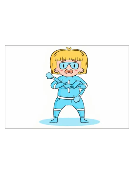 Magnesy na lodówkę - SUPER BOHATERKA - drukarnia, hurtownia, producent magnesów na lodówkę - druktur.com