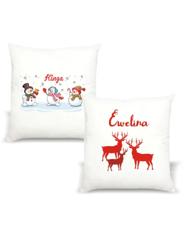 Poduszka z imieniem PREZENT na ŚWIĘTA